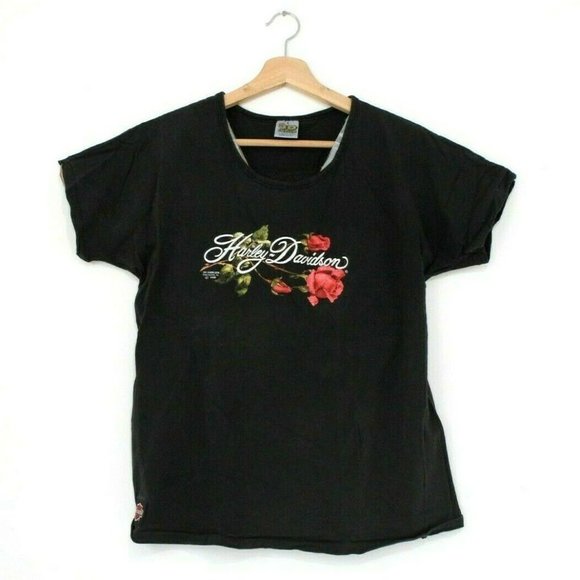 Harley Davidson Vintage LG 3D Emblem 1990 Womens Rose 50 Years Daytona Beach USA - Picture 1 of 6